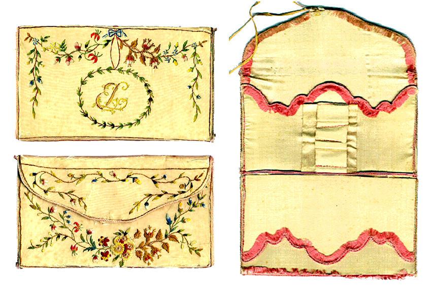 dLadies Pocket book 3 VIEWS 1780-1800